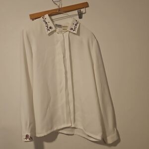 NAPA STUDIO WOMAN VINTAGE BLOUSE SIZE 14